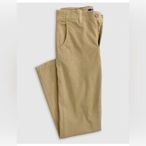 Johnnie-O Boys Cairo Jr. Chino Pant.  Size 16.  Adjustable waist.  Color-Khaki.